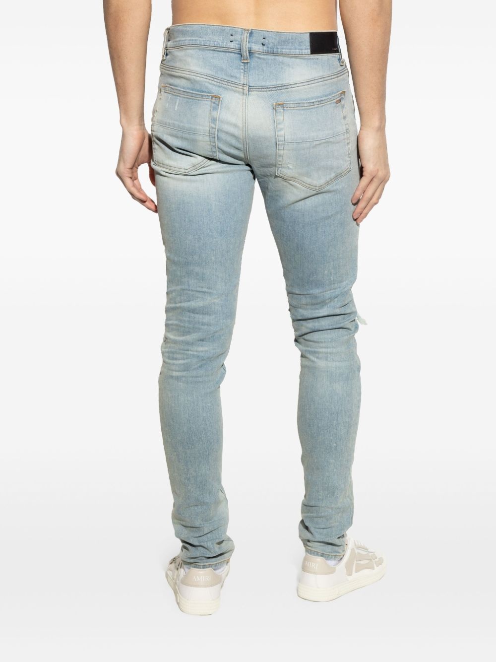 embroidered skinny jeans - 4