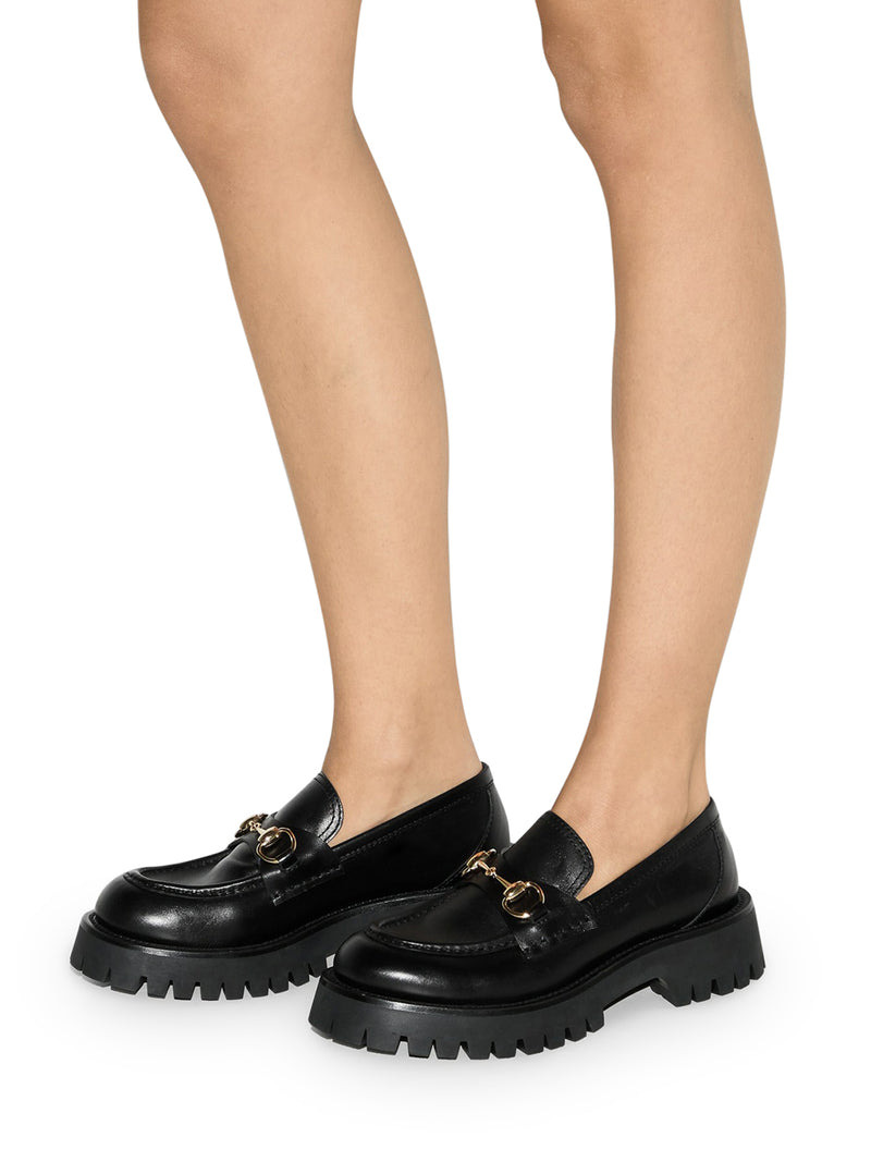 Gucci Women Women`S Lug Sole Loafer With Horsebit - 2