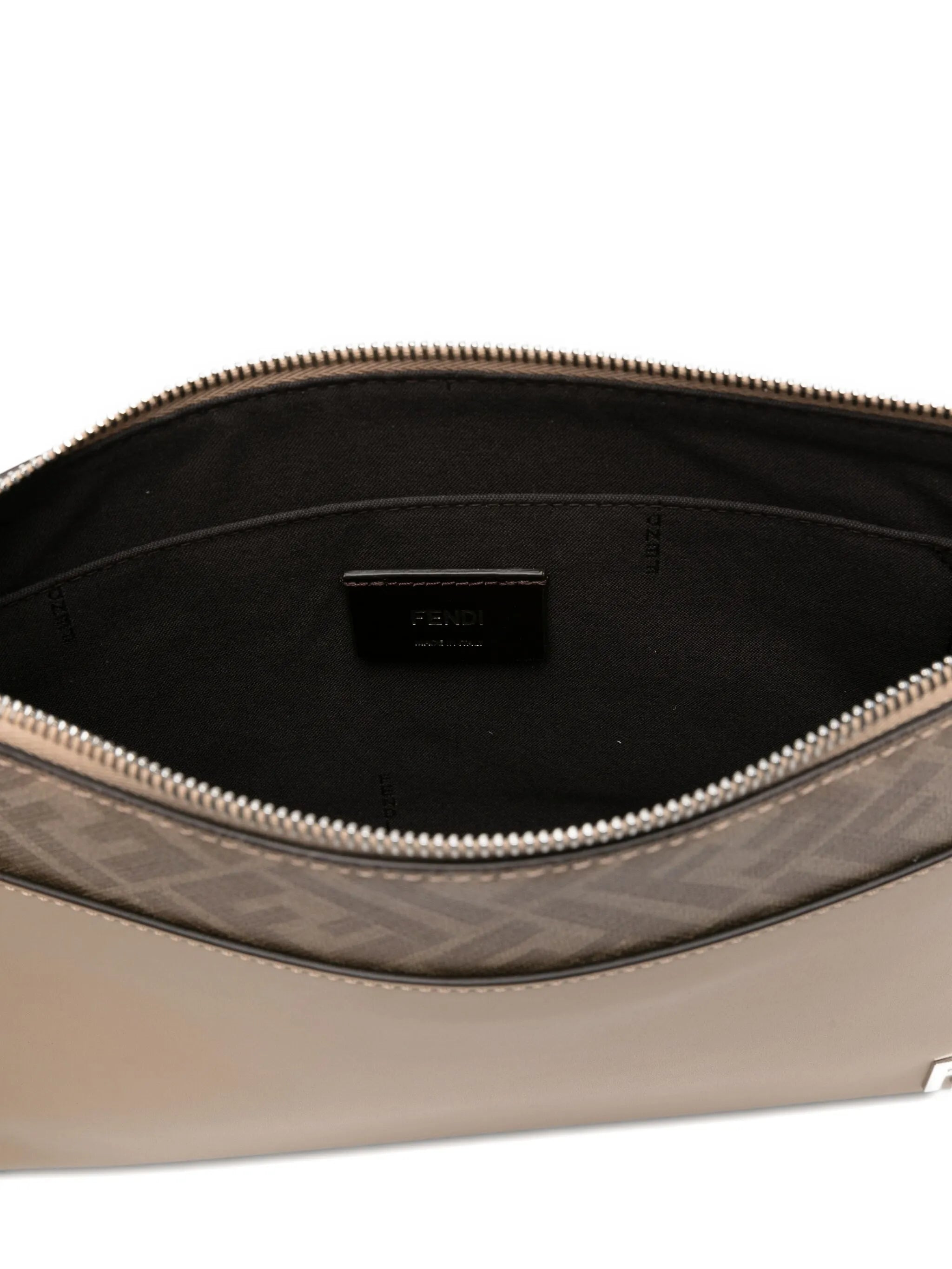 Fendi FF-motif Leather Clutch Bag - 3