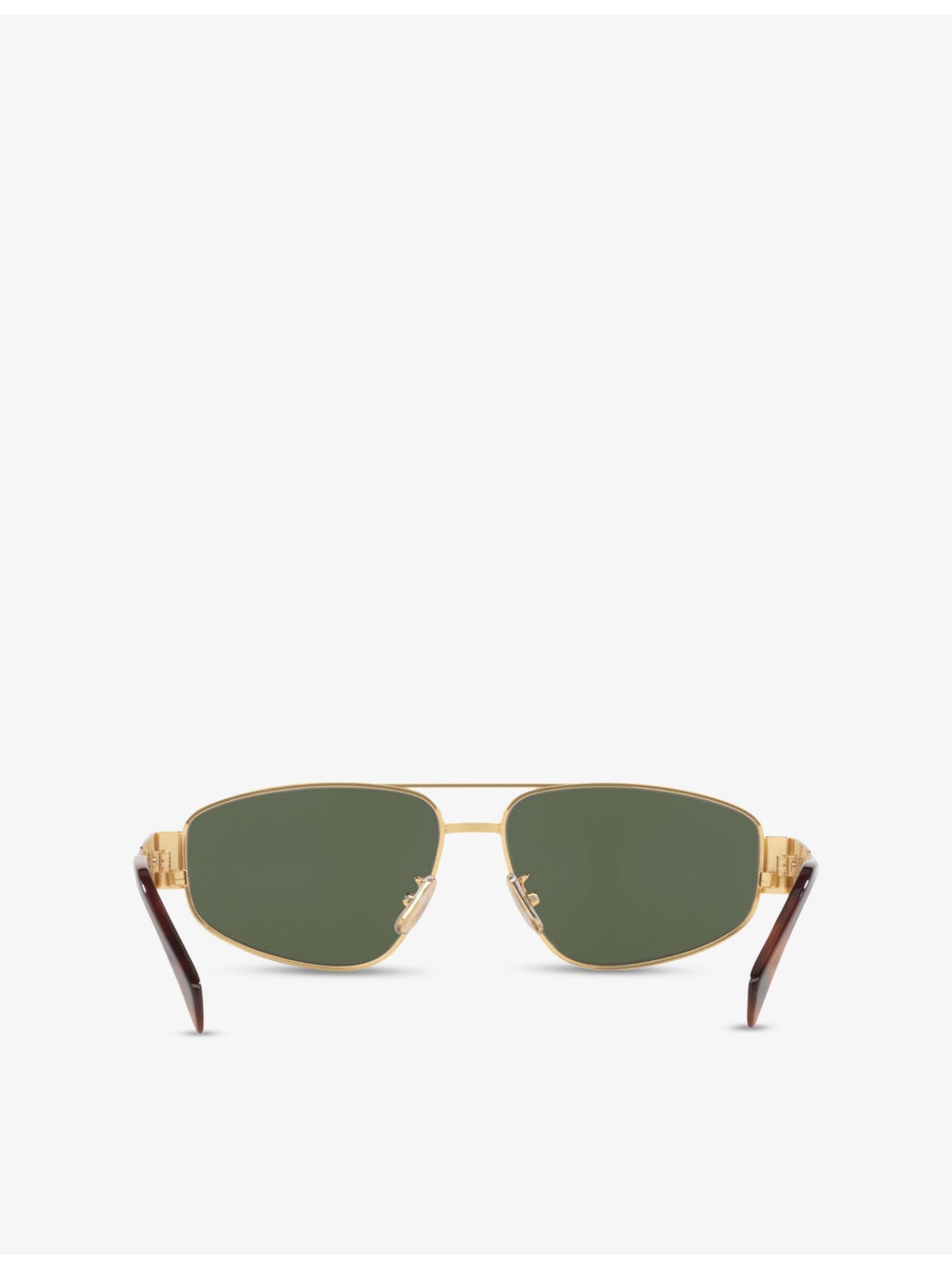 CL40281U Metaltriomphe Aviator-Frame Metal Sunglasses - 4