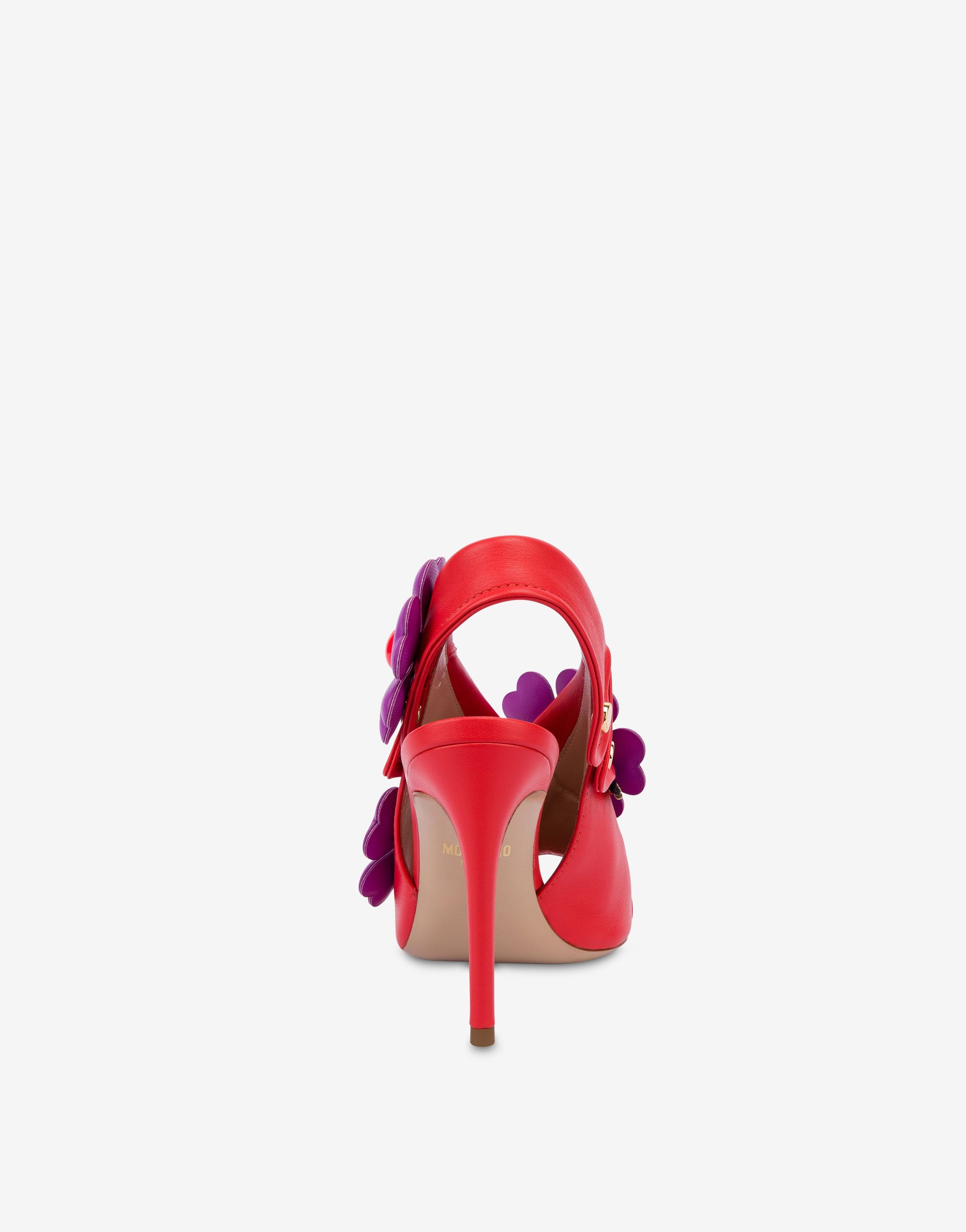 HEART FLOWERS BIKER SANDALS - 3
