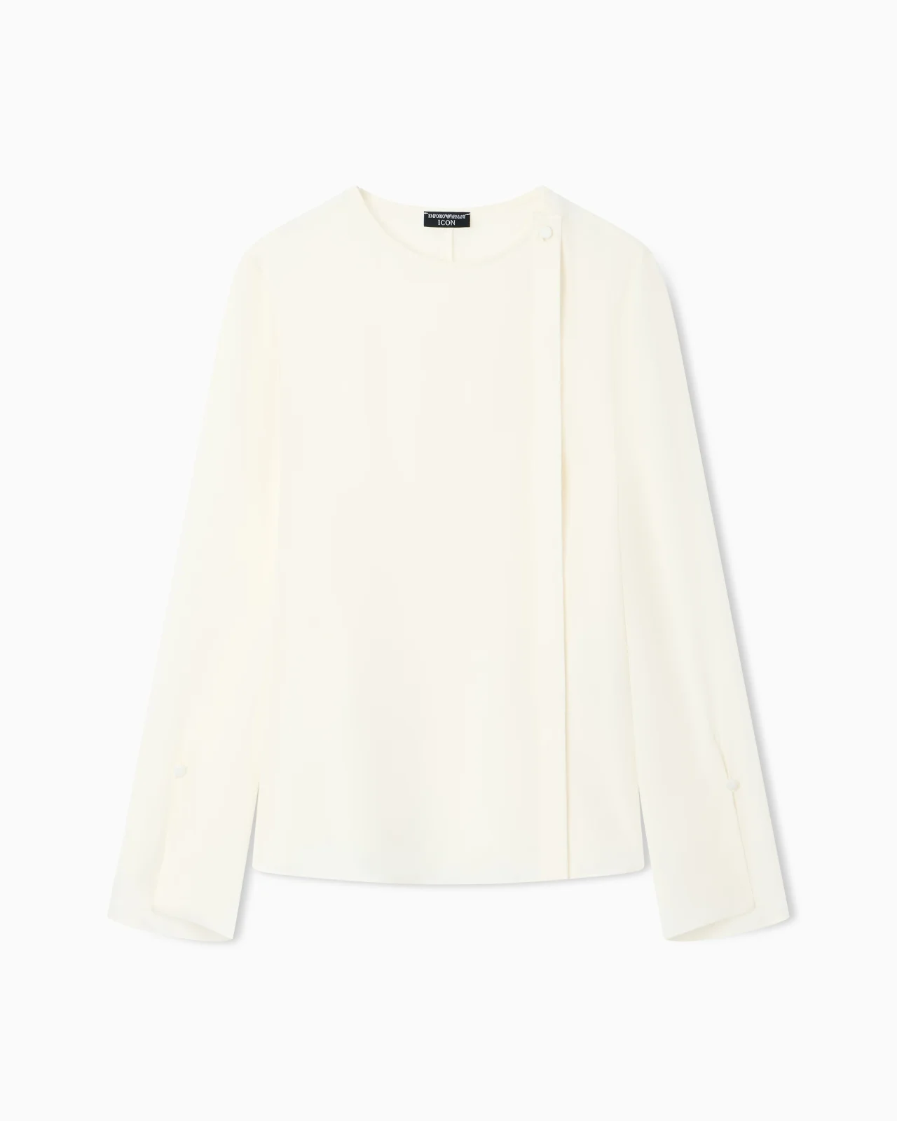 ICON BLOUSE IN SILK DOUBLE GEORGETTE - 1