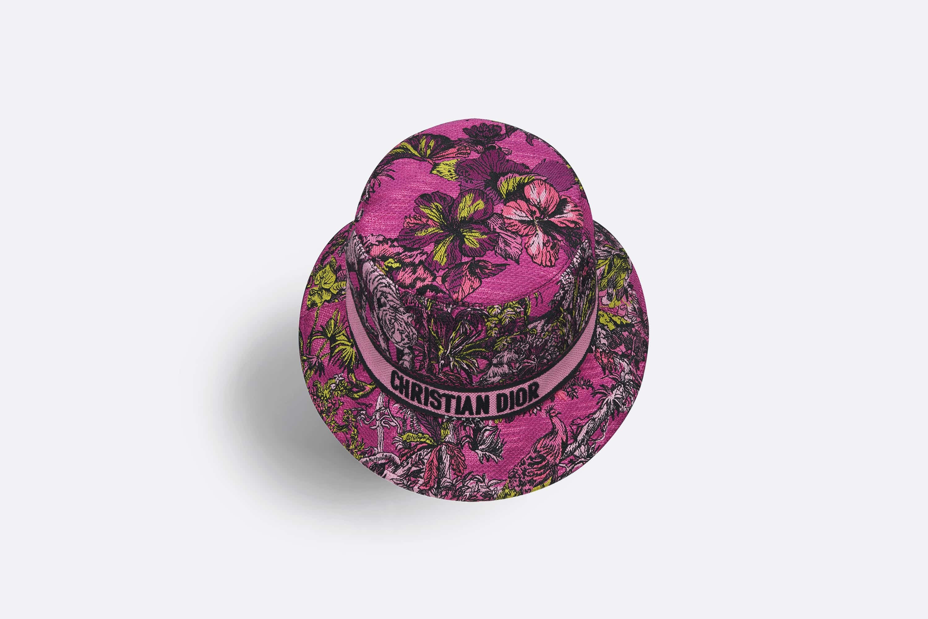 D-Bobby Toile de Jouy Voyage Small Brim Bucket Hat - 5