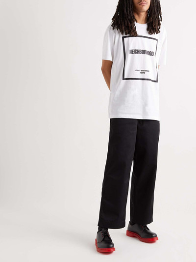 NEIGHBORHOOD Logo-Print Cotton-Jersey T-Shirt outlook