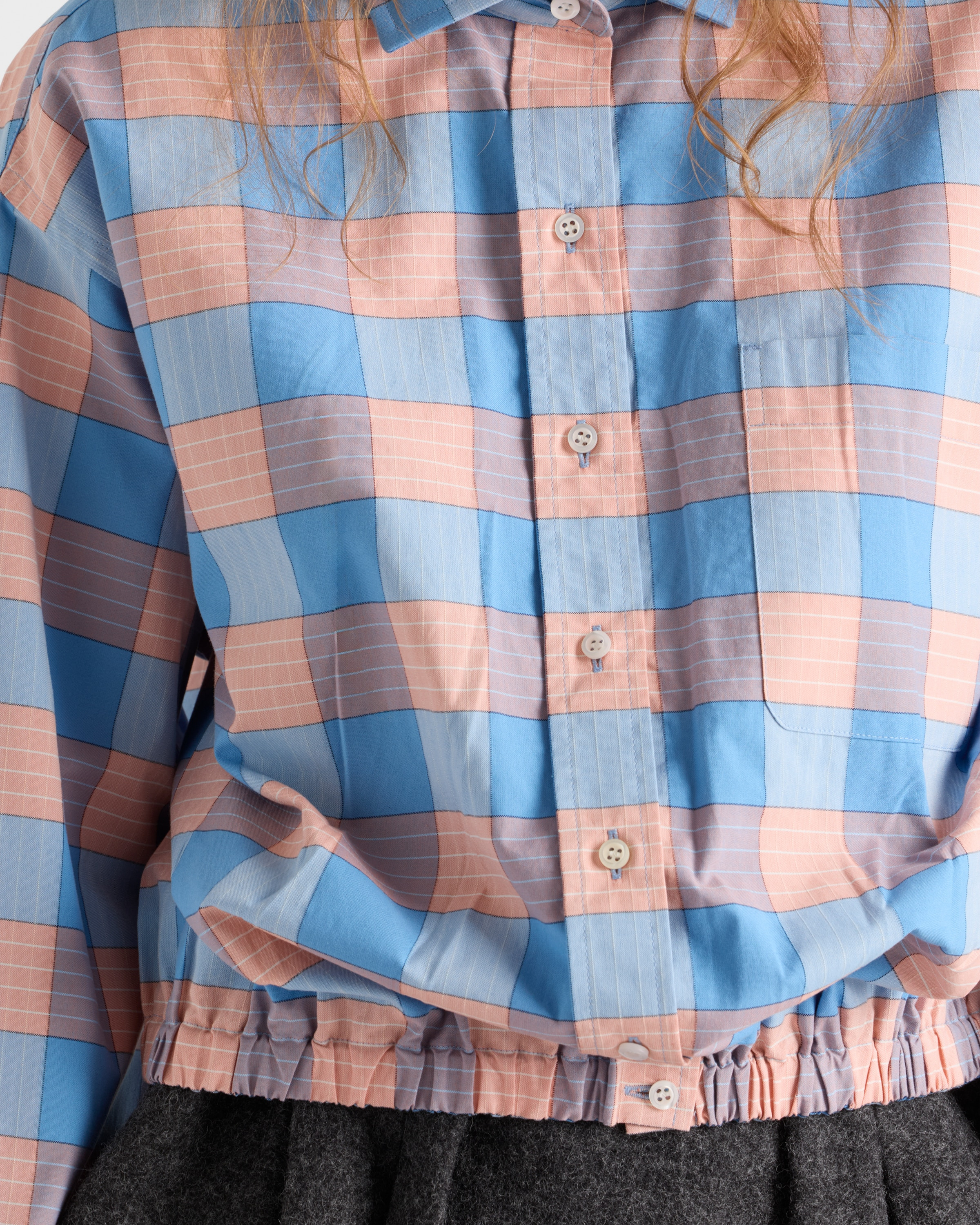 Checked poplin shirt - 3