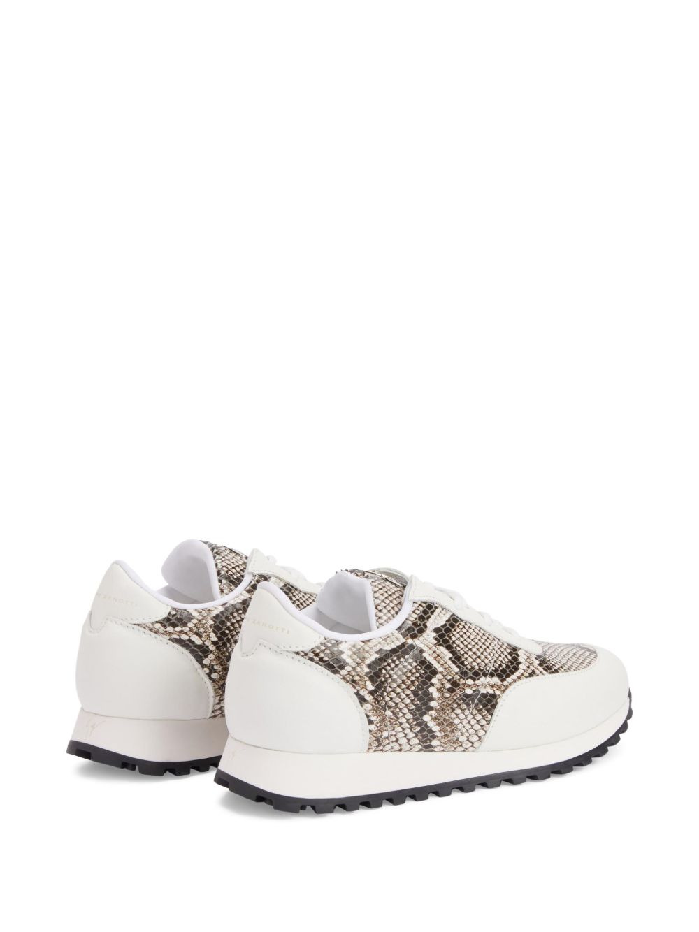 Jim snakeskin leather sneakers - 3