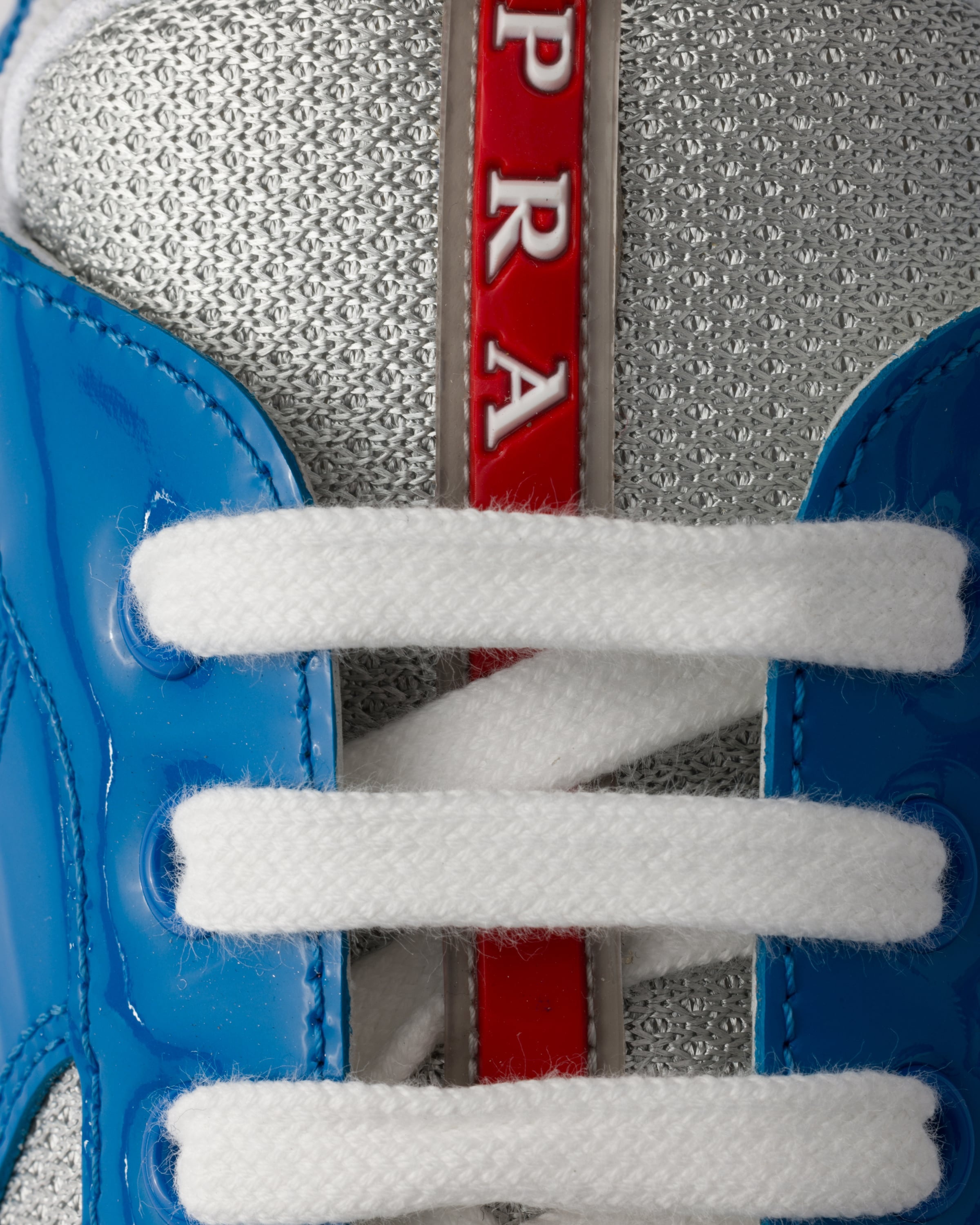 Patent leather and technical fabric Prada America's Cup sneakers - 5