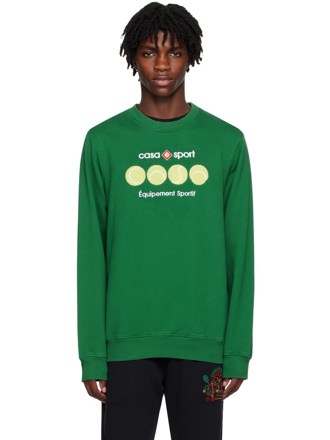 Green Tennis Balls Sweatshirt - 1