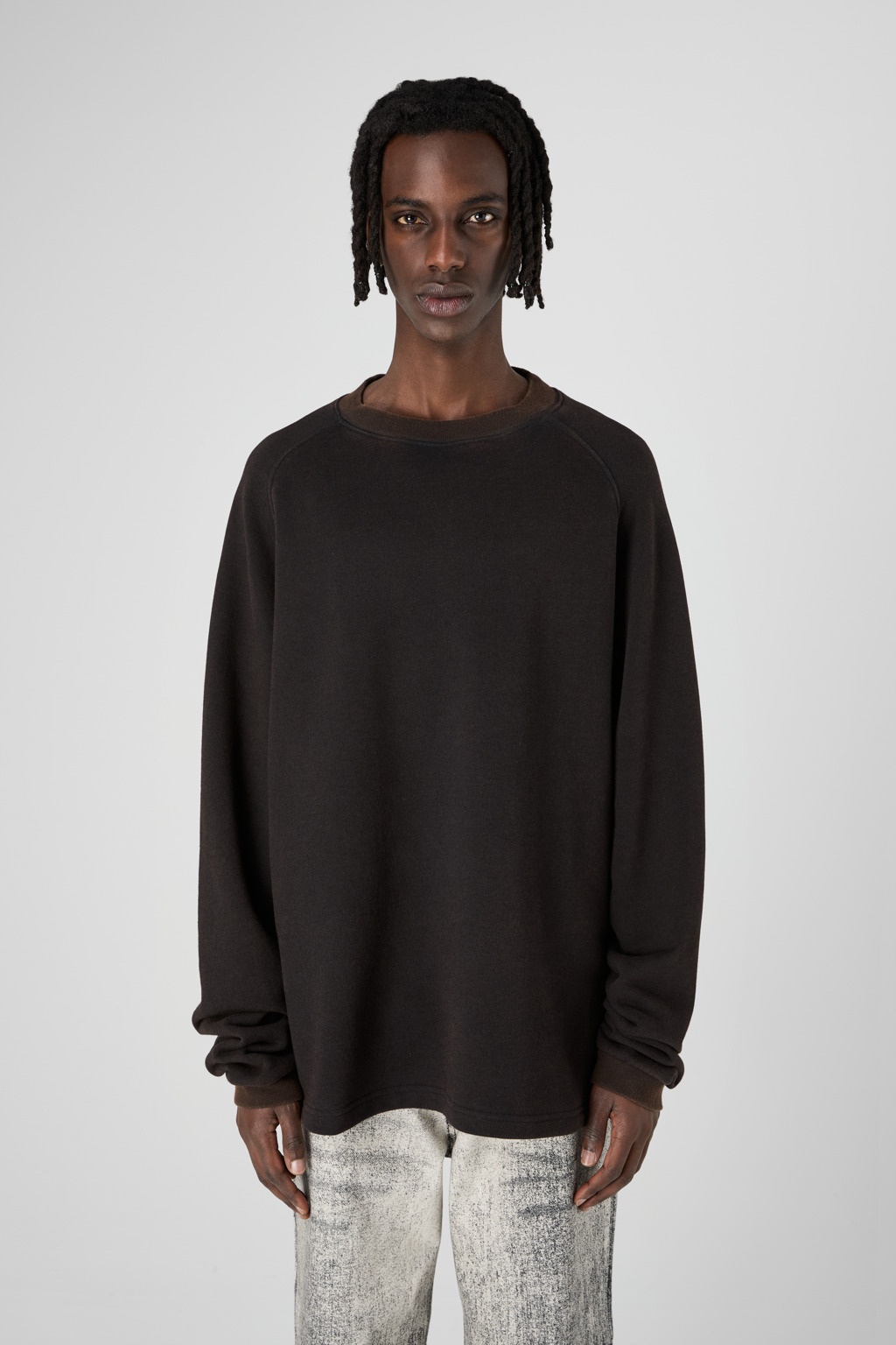 Faded Black Jersey in PYRATEX® Rewear Fabric - 3