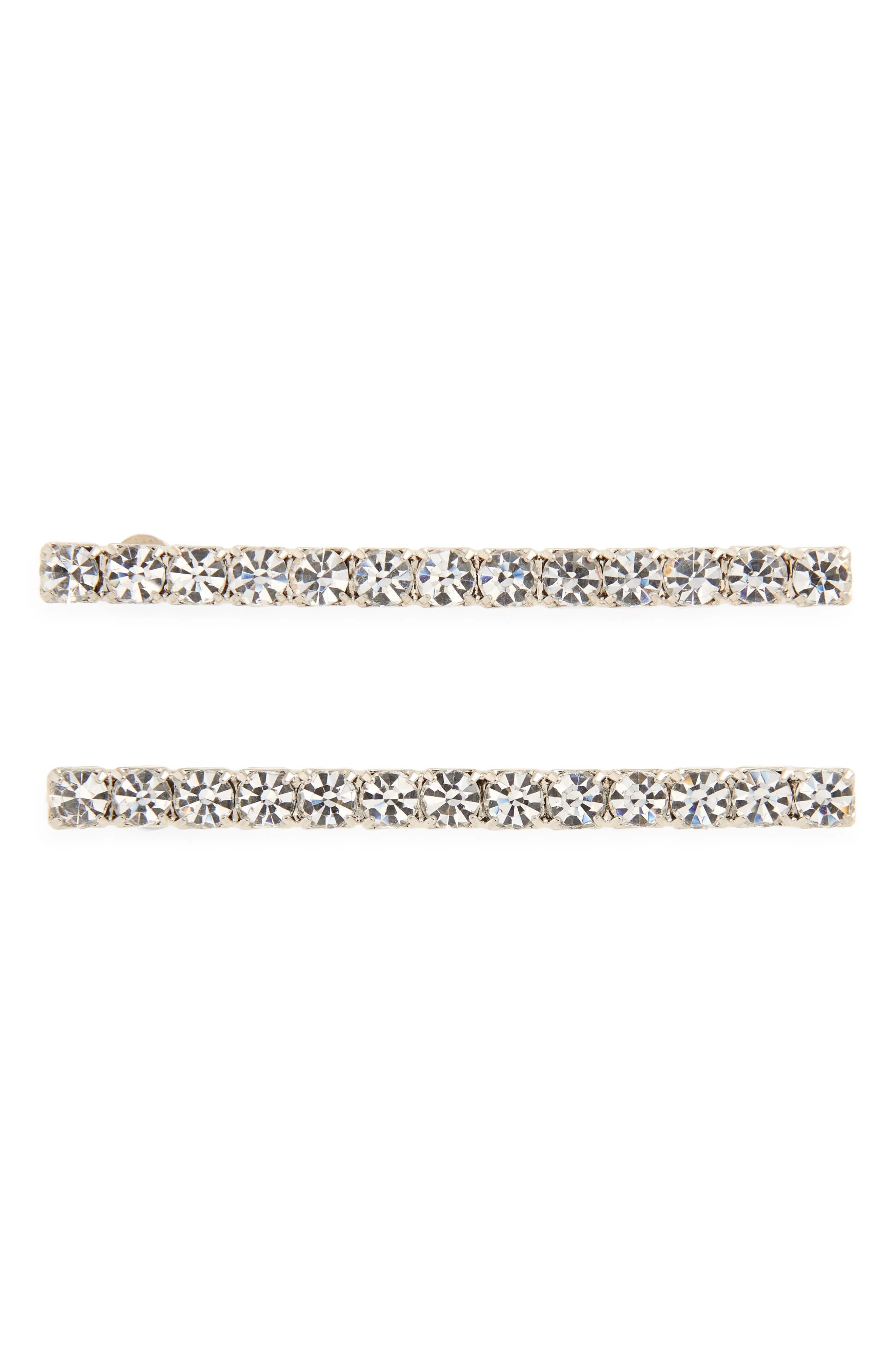 Jennifer Behr Gwen 2-Pack Crystal Bobby Pins at Nordstrom - 1