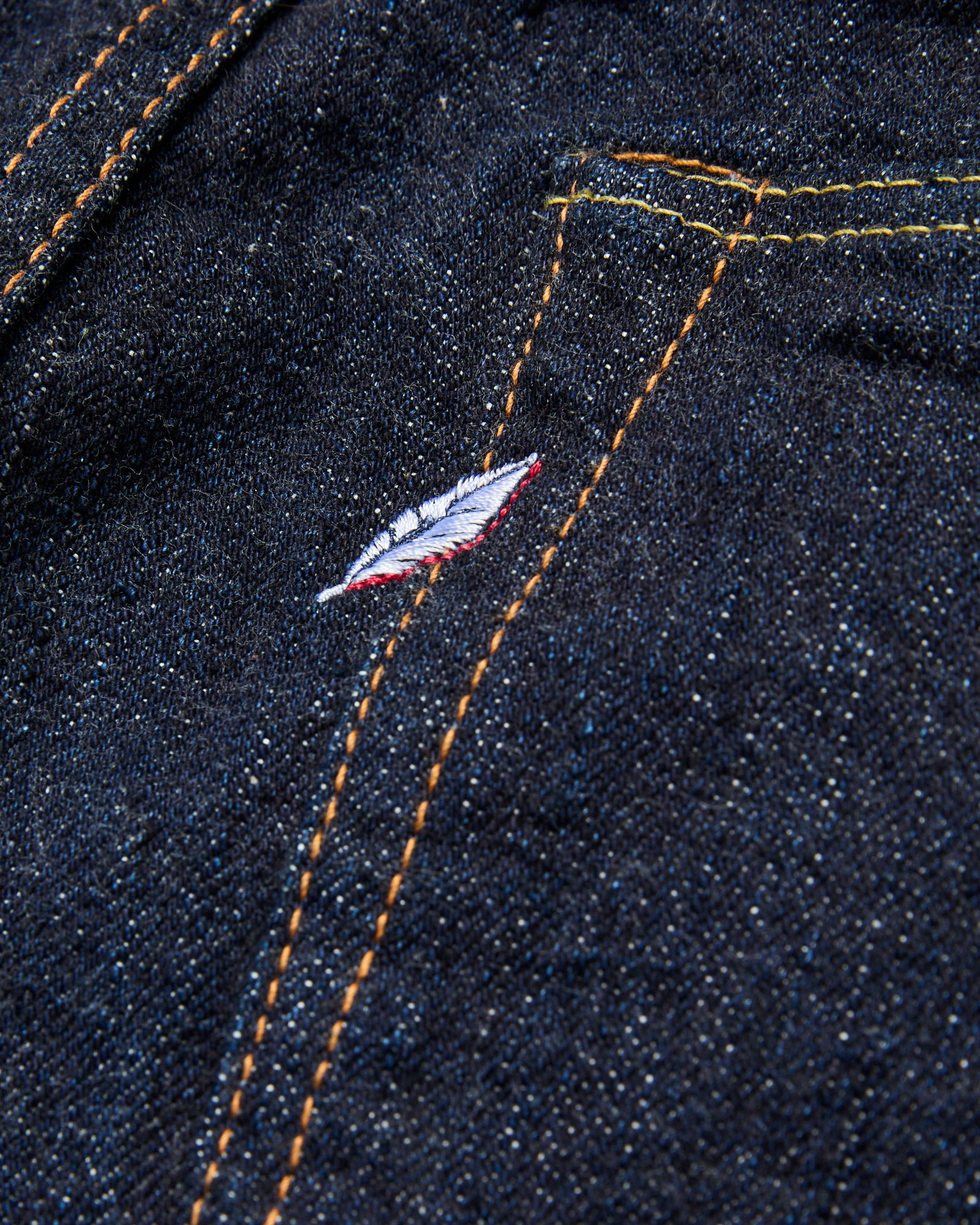 XX-003 14oz Rinsed Selvedge Denim - Regular Straight Fit - 5