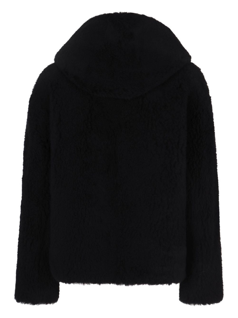 'S Max Mara hooded fleece jacket outlook