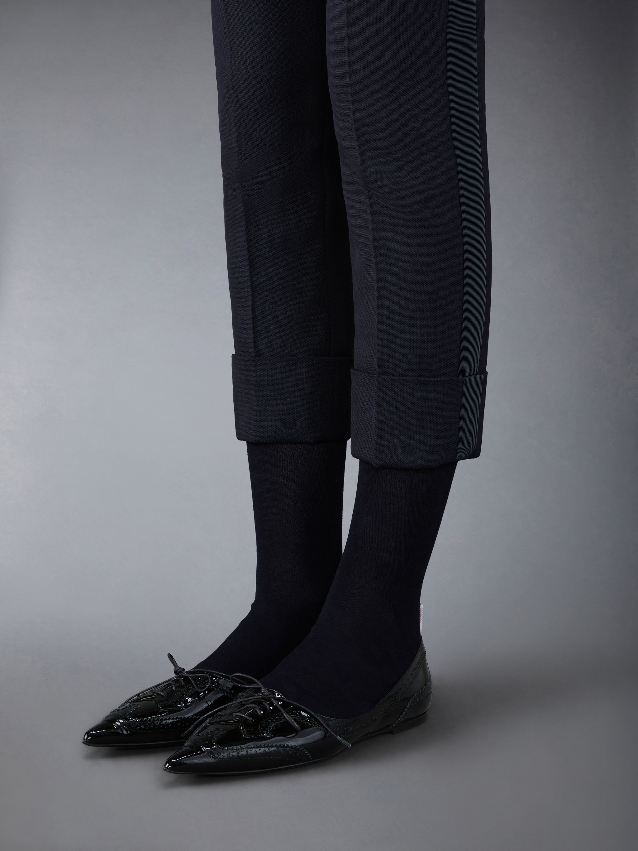 pointed-toe leather loafers - 4