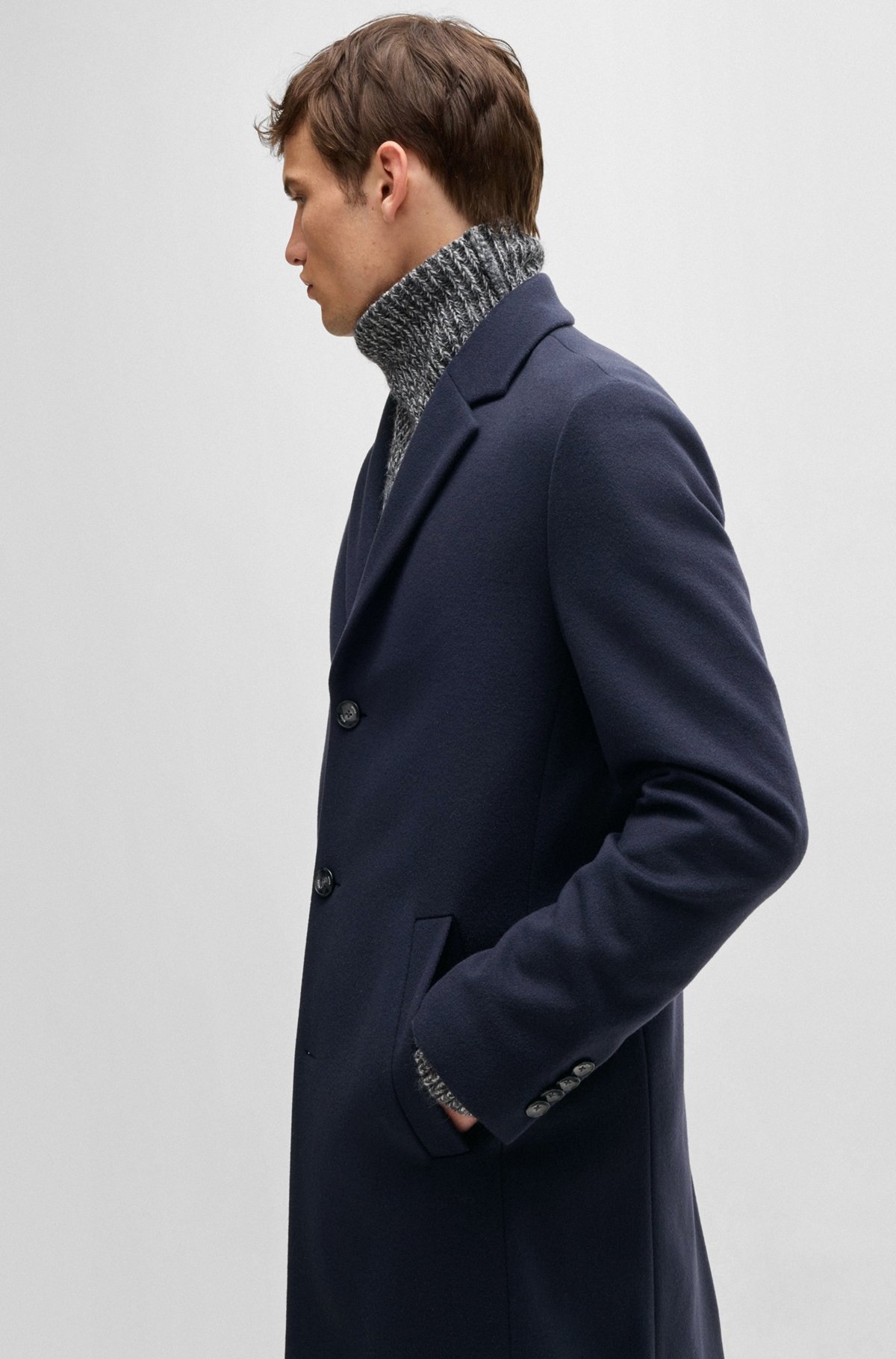 FORMAL COAT IN WOOL - 6