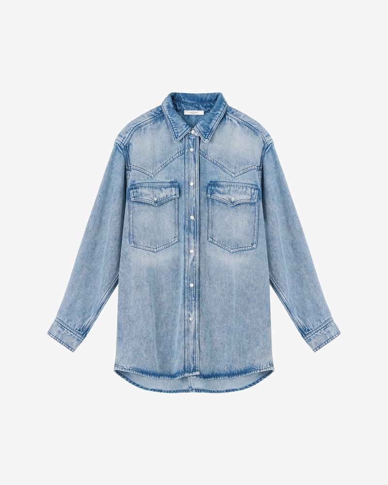 TANIAMI FLUID DENIM SHIRT - 1