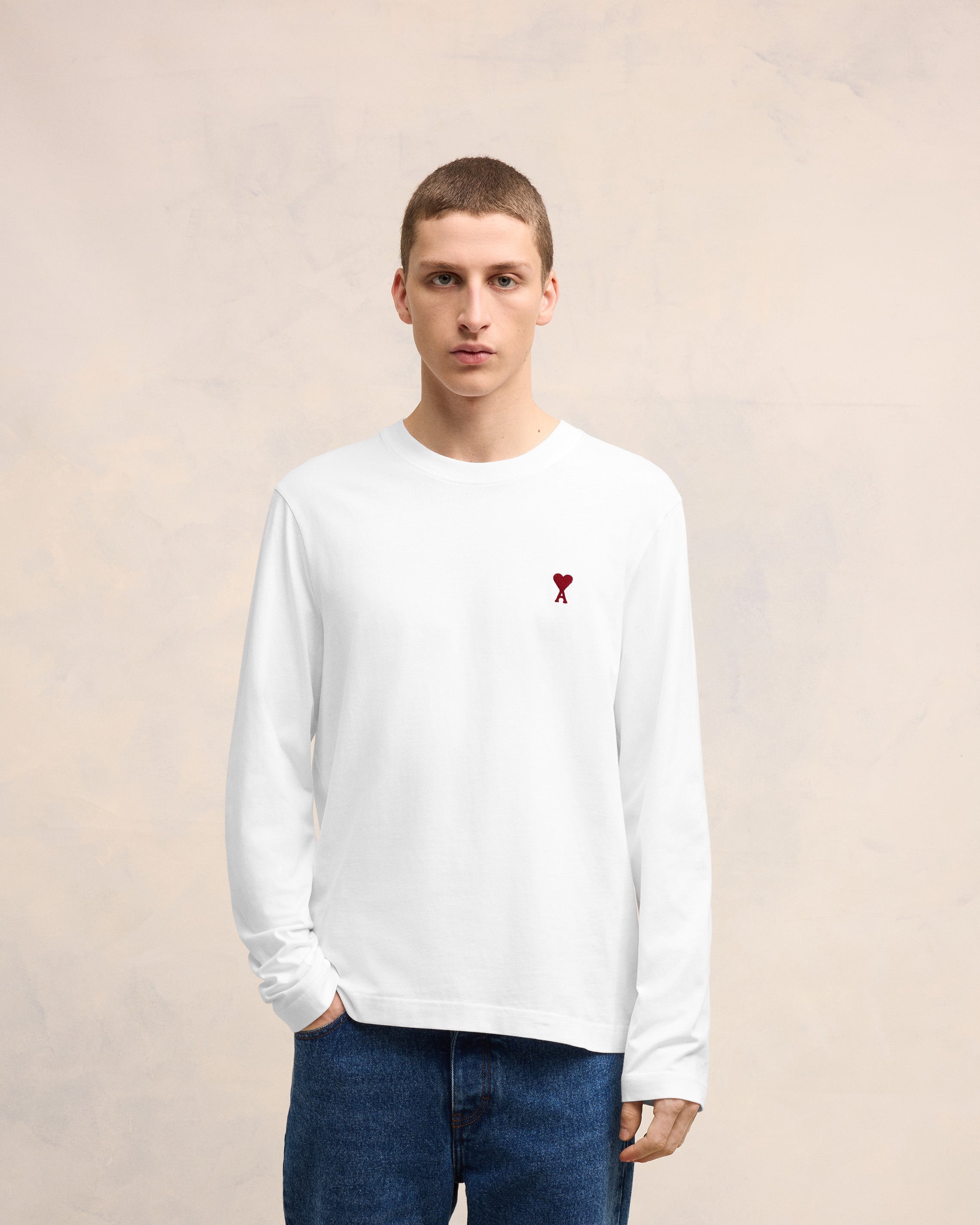 RED AMI DE COEUR LONG SLEEVES T-SHIRT - 3