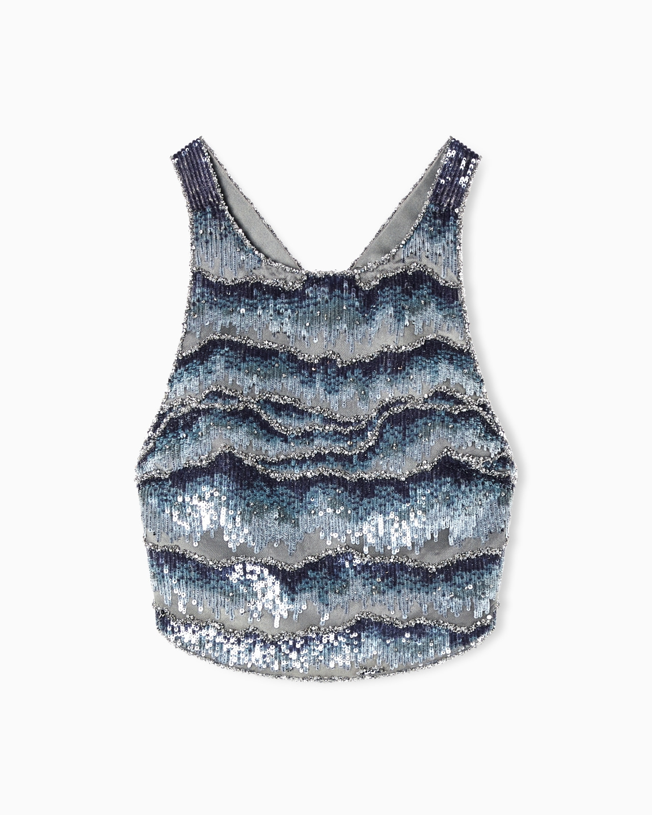 EMBROIDERED SILK TOP - 1