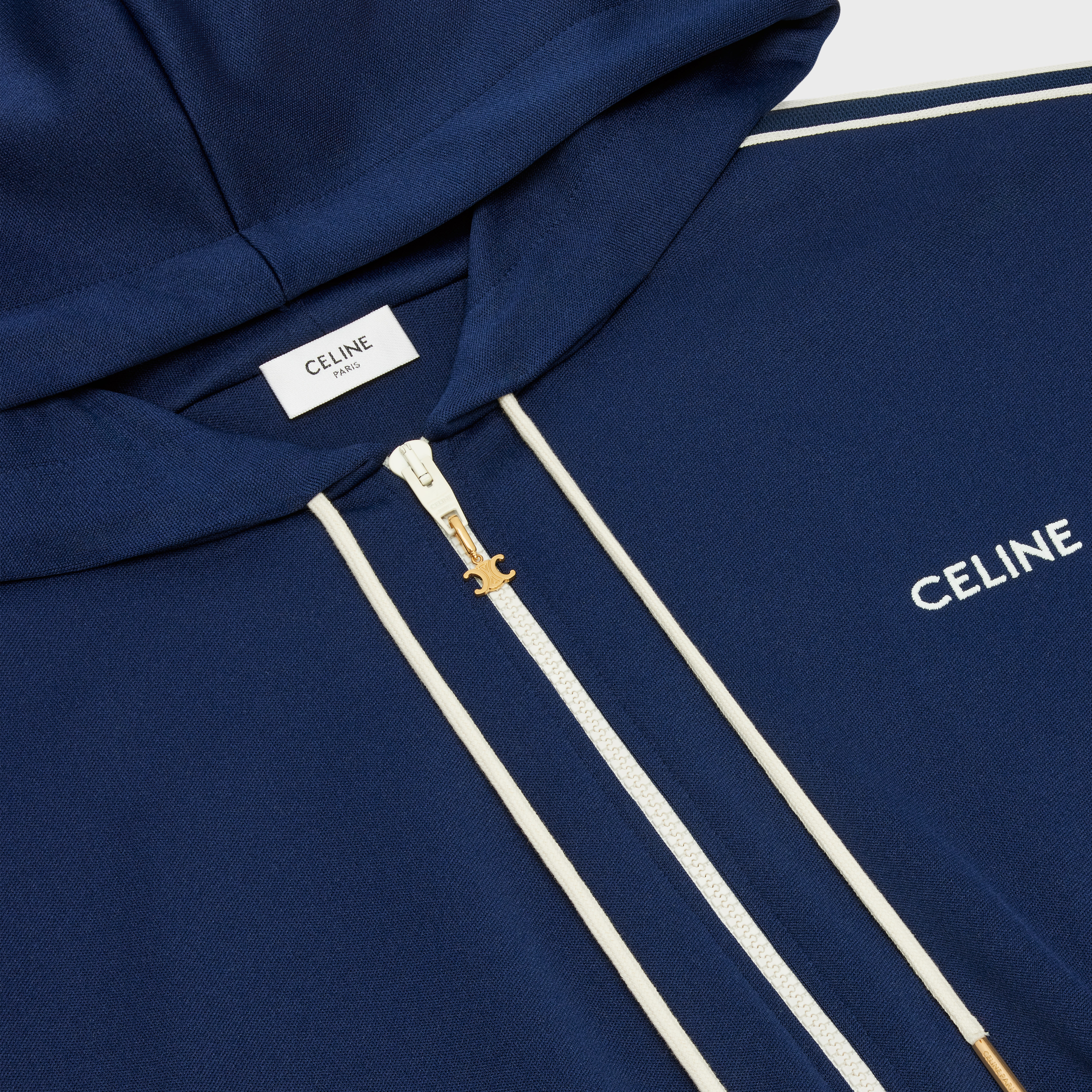 Cropped Celine tracksuit jacket in Jersey - 3