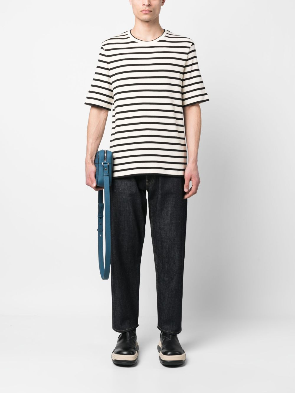 Jil Sander Men Cotton Short Sleeve T-Shirt - 5