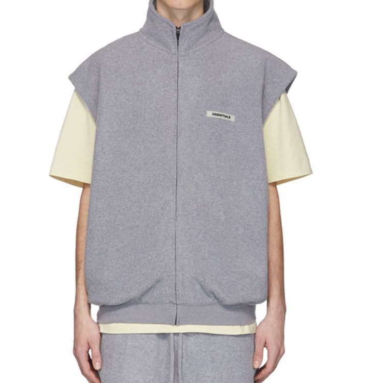 Fear of God Essentials Polar Fleece Vest 'Grey' 201161M185015 - 3