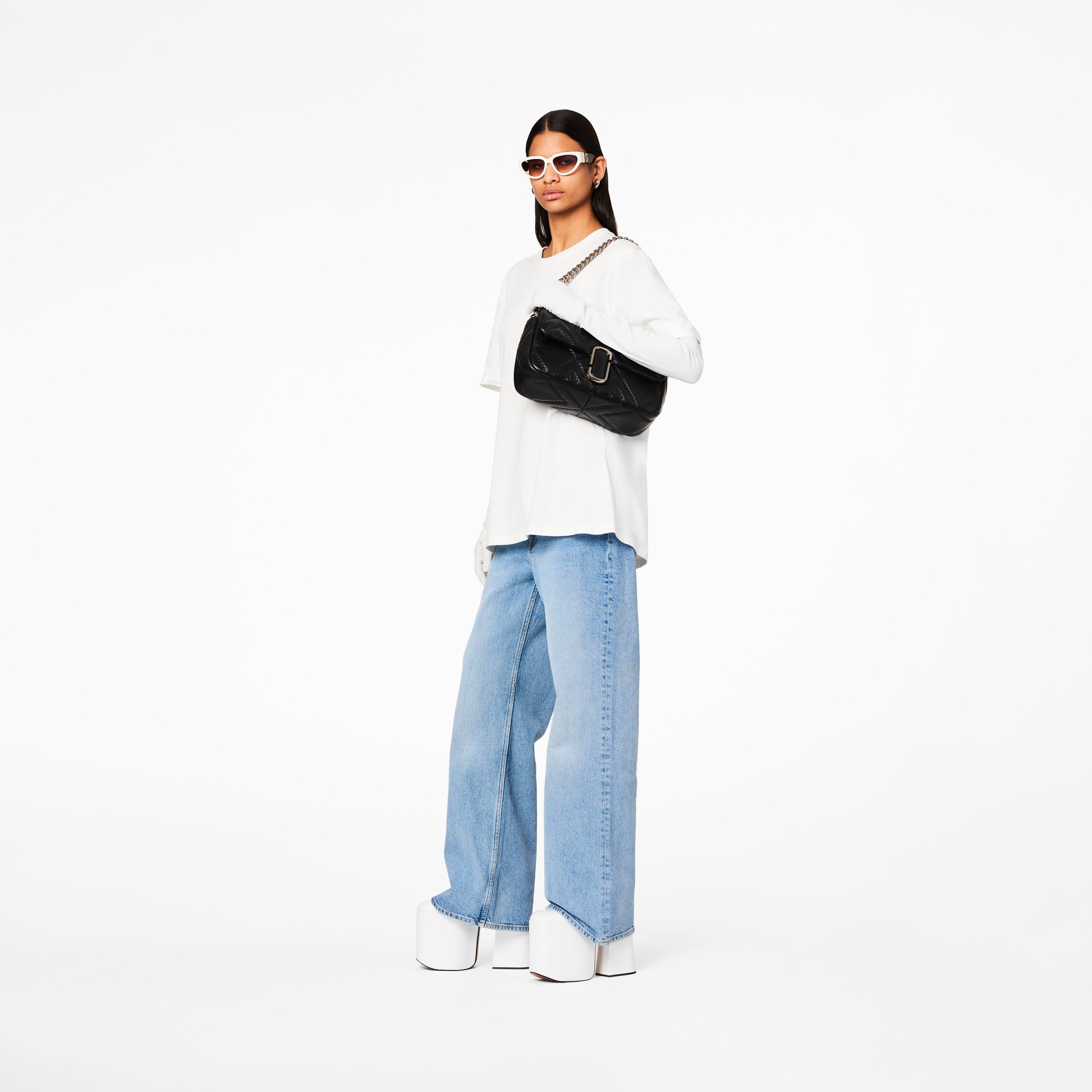 THE QUILTED LEATHER J MARC LARGE SHOULDER BAG - 2