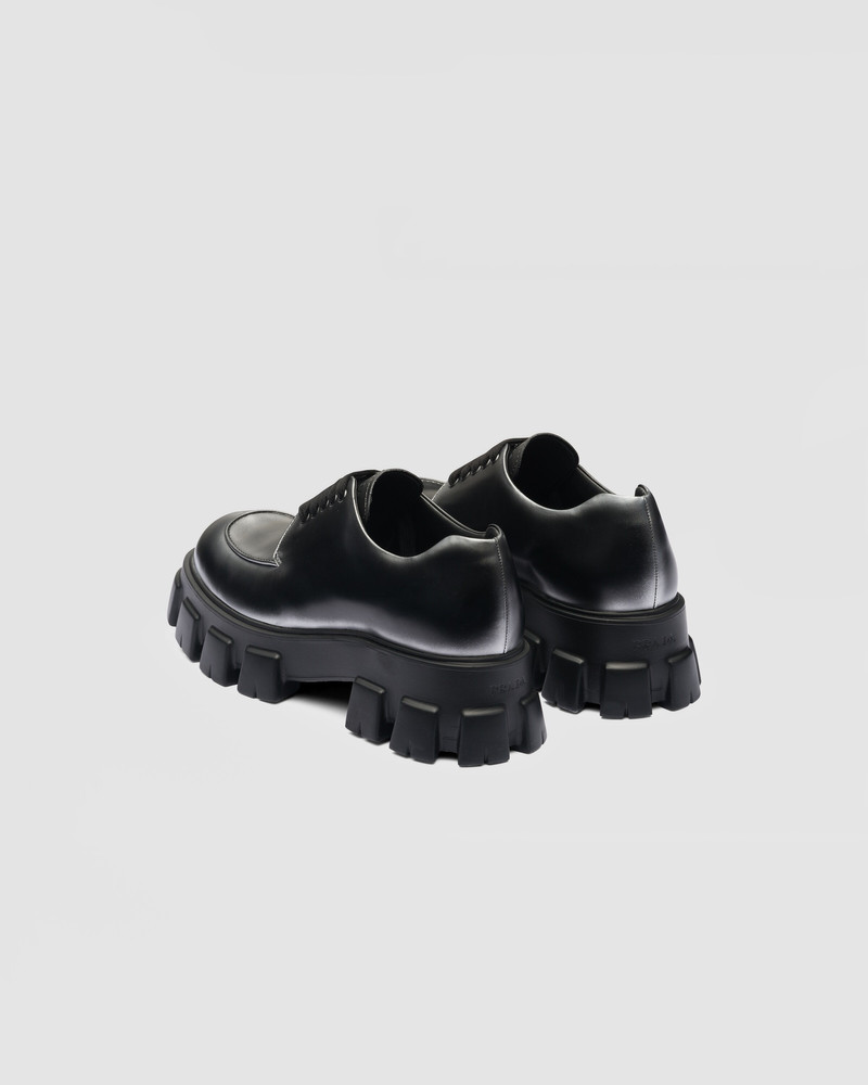 Monolith nuanced brushed leather lace-up shoes 5