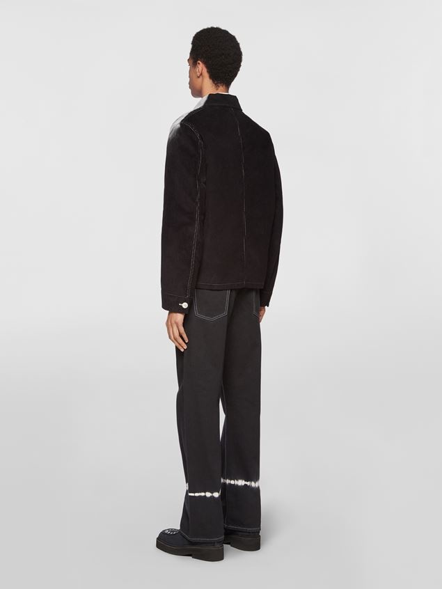 5-POCKET TROUSERS IN GARMENT-DYED BULL DENIM - 3