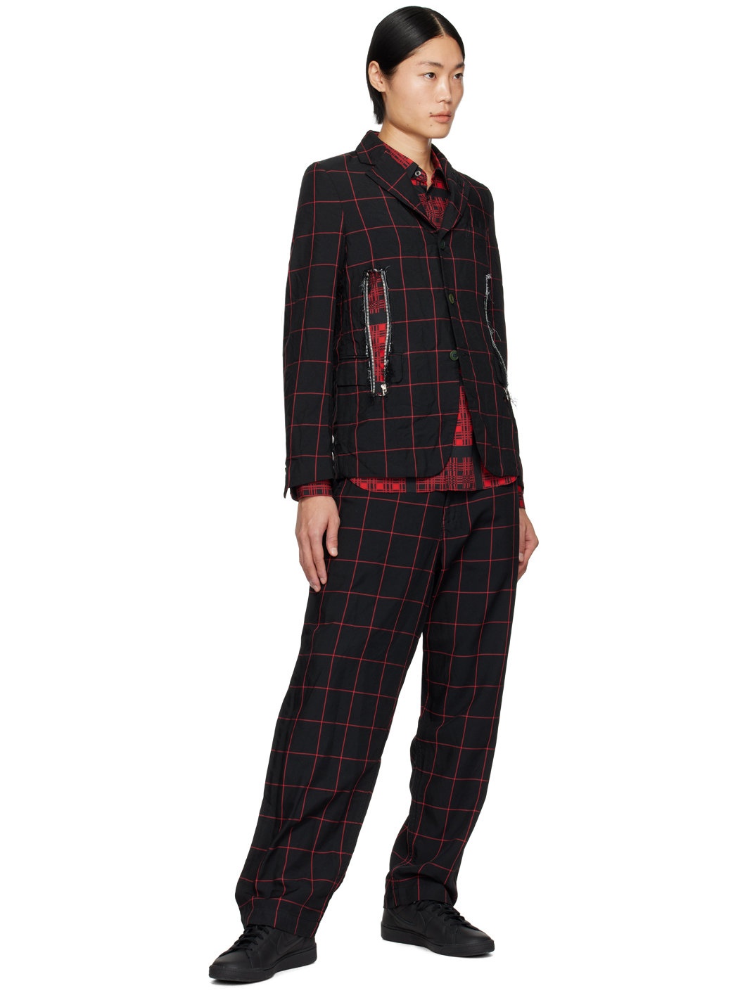 Black & Red Printed Shirt - 4