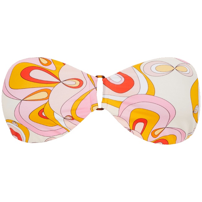 Women Bandeau Bikini Top Kaleidoscope - 1