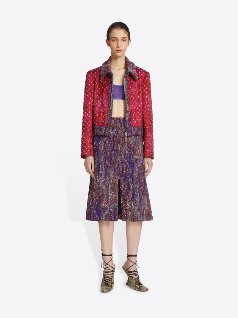 Dries Van Noten JACQUARD SKIRT outlook