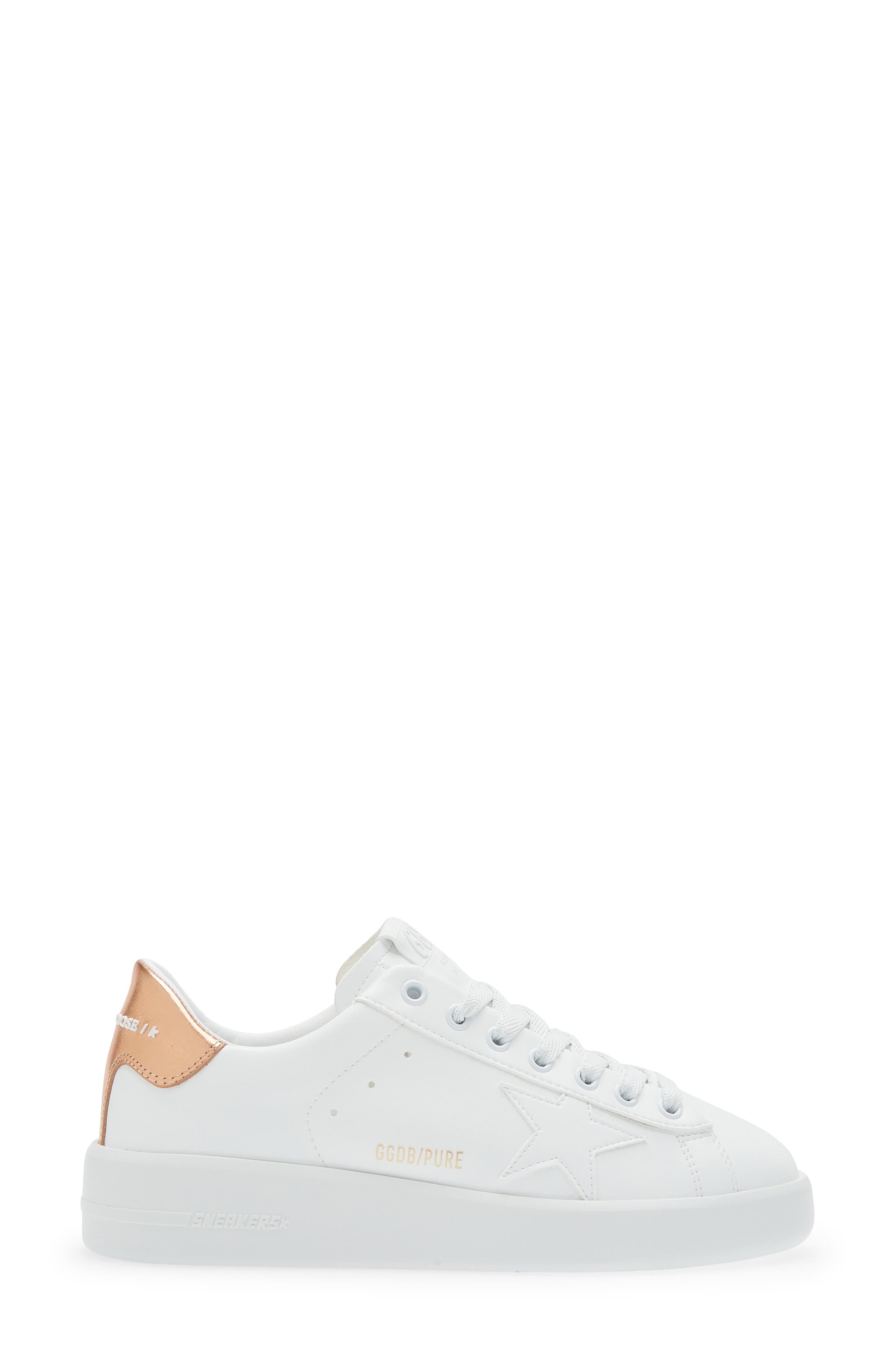 Golden Goose Purestar Sneaker in White/Bronze at Nordstrom - 3
