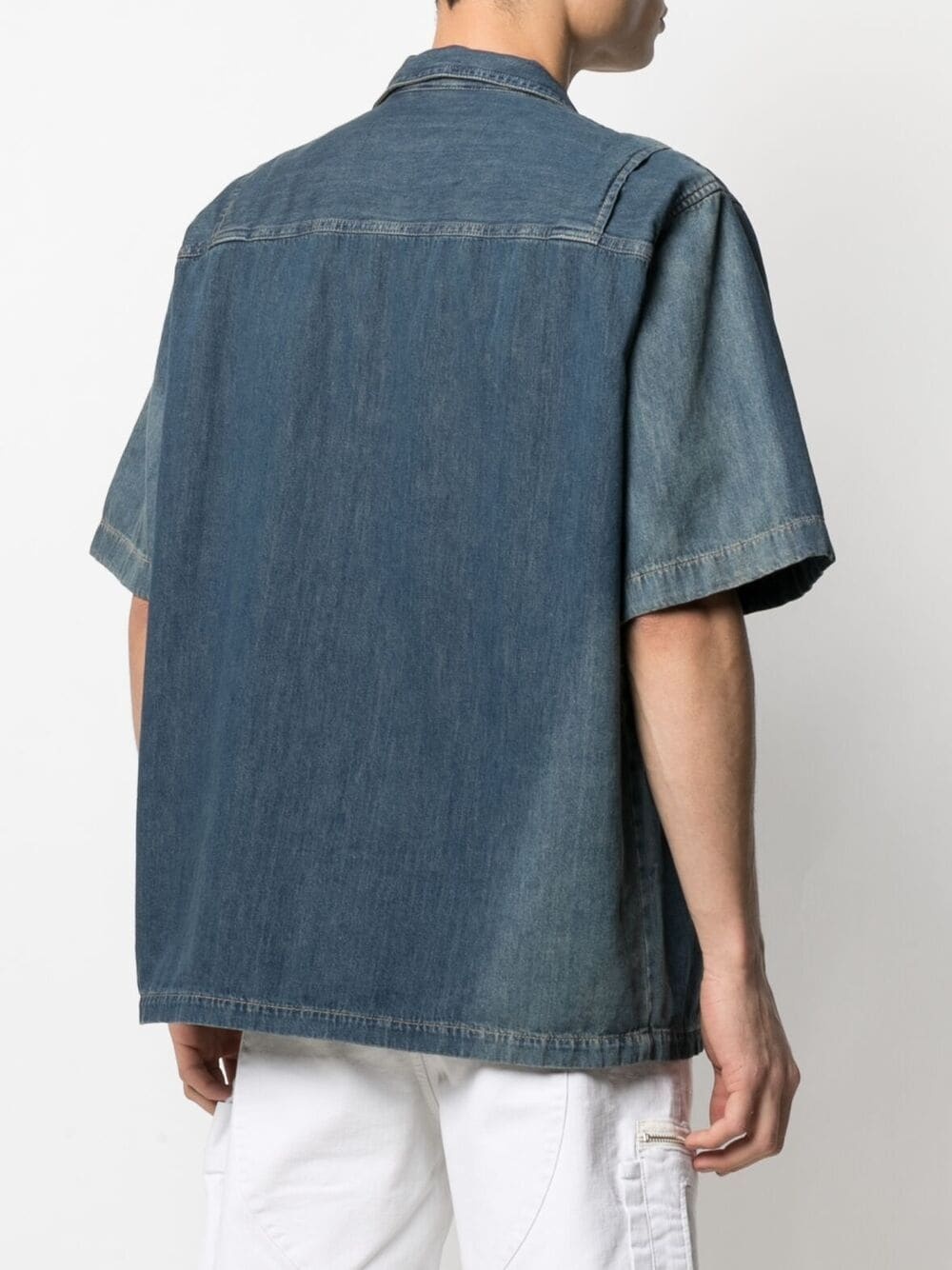 sun-faded denim shirt - 4