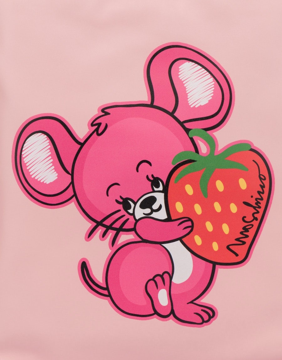 ILLUSTRATED ANIMALS NAPPA SHOPPER - 4