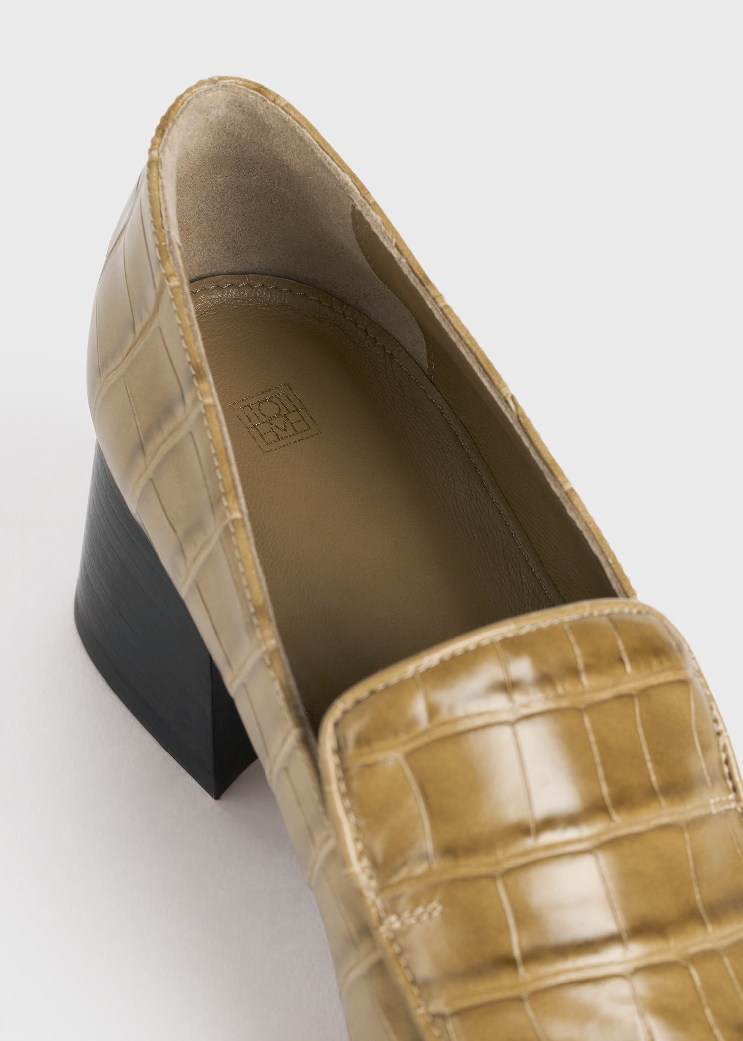 The Block-Heel Pump ochre - 4