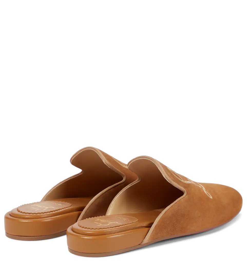 Navy Coolito Donna suede slippers - 3