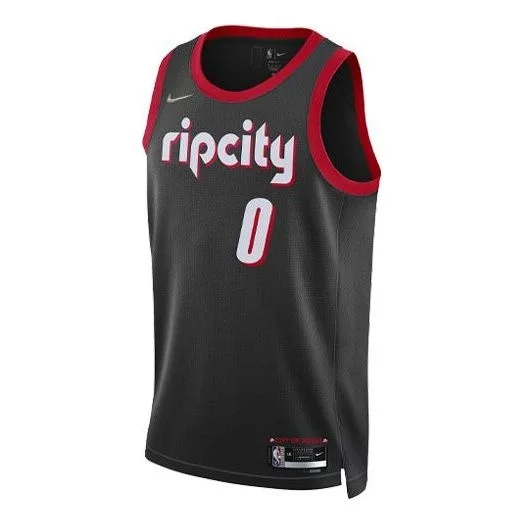 Nike x NBA Portland Trail Blazers Jerseys 'Damian Lillard 0' DB4043-010 - 1