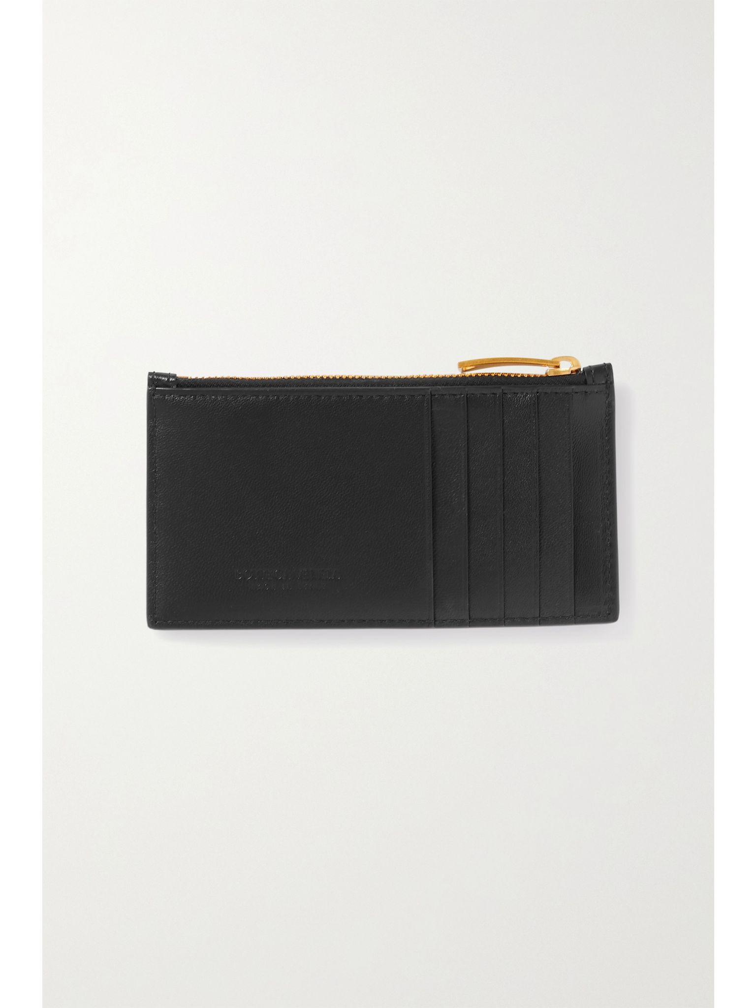 Cassette intrecciato leather cardholder Black - 3