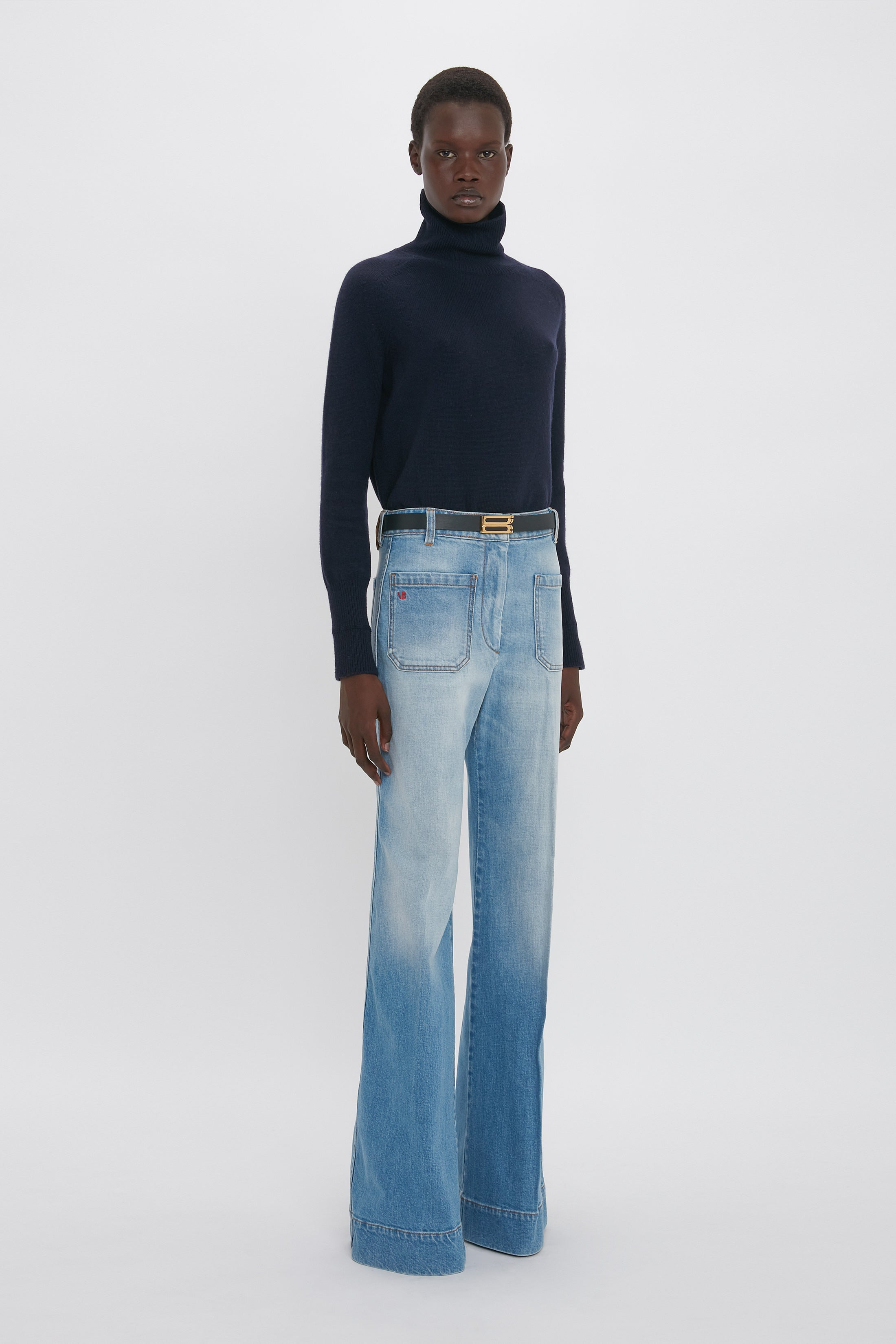 Alina High Waisted Jean In Light Summer Wash - 3