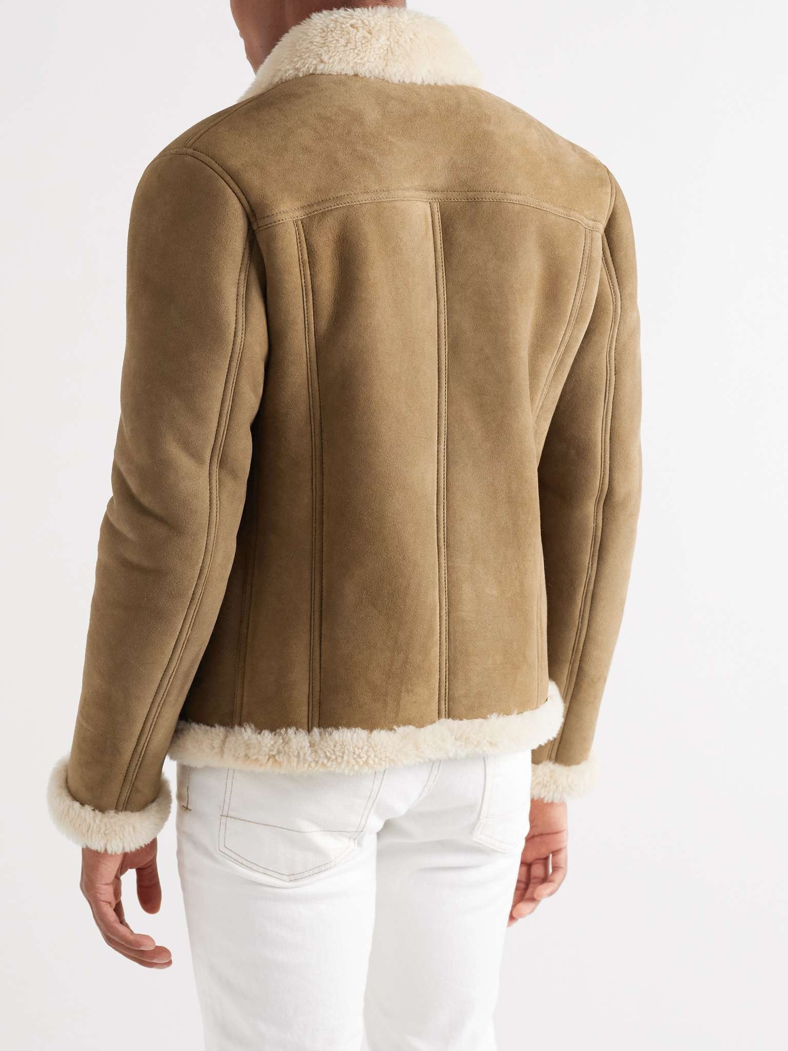 Slim-Fit Shearling Jacket - 4