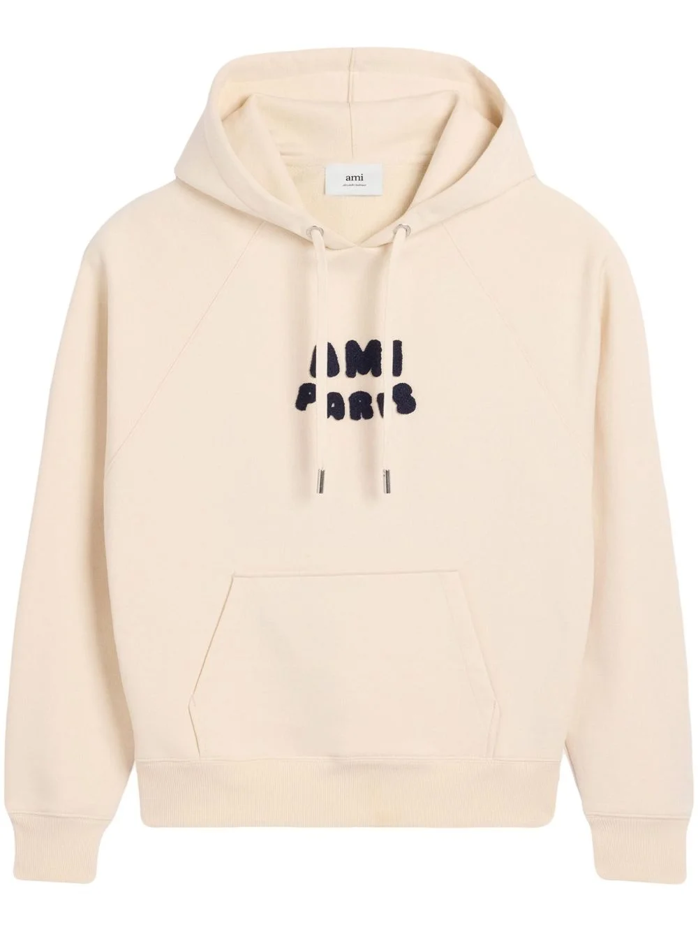 logo-appliqué hoodie - 1