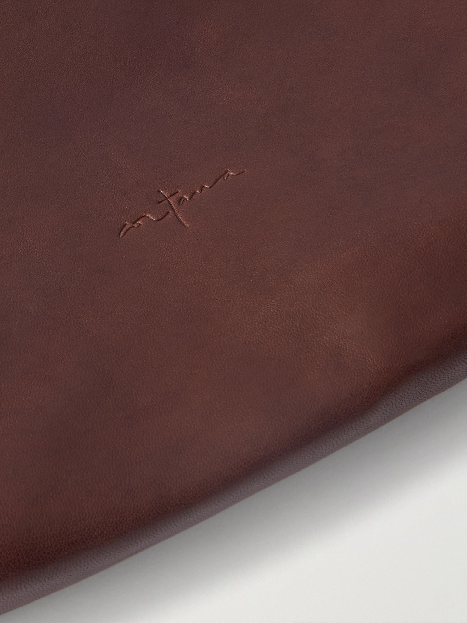 Jin small leather belt bag Chocolate - 4