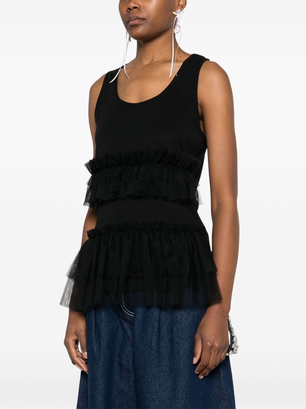 tutu-hem tank top - 3