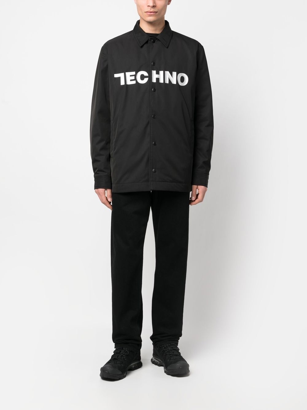 'TECHNO' shirt jacket - 2