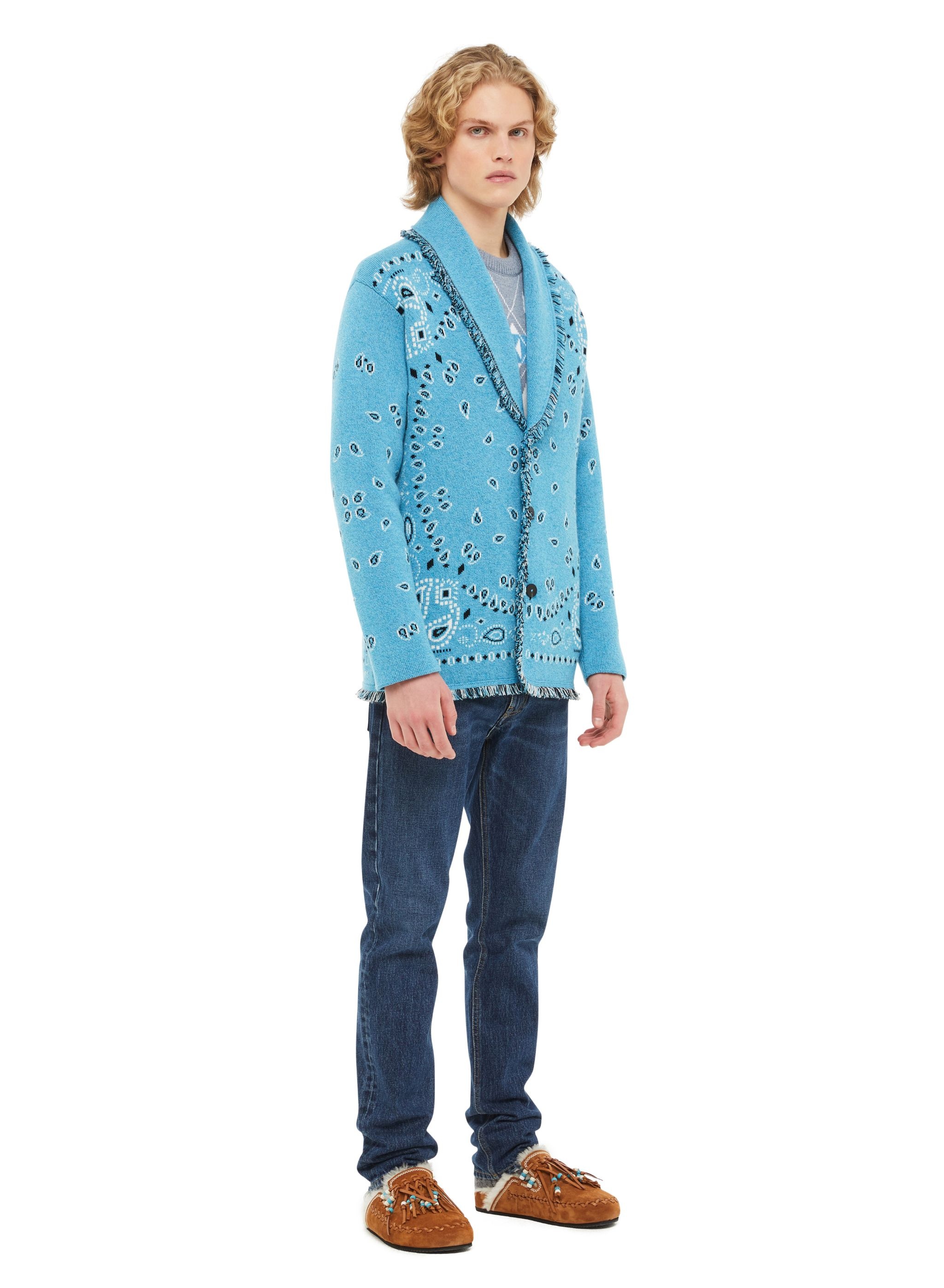 Bandana Jacquard Cardigan - 5