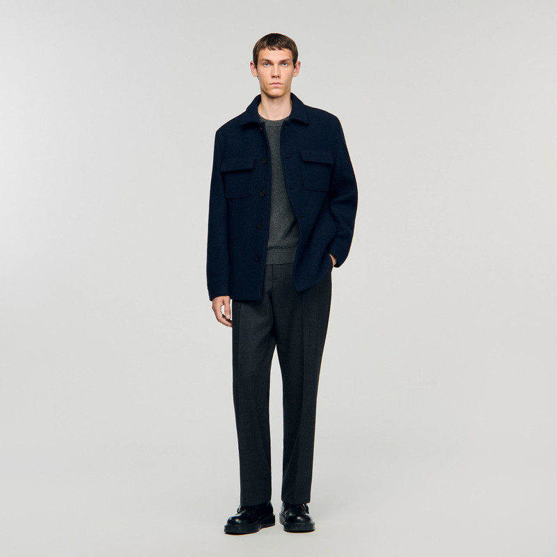 Sandro WOOL OVERSHIRT outlook