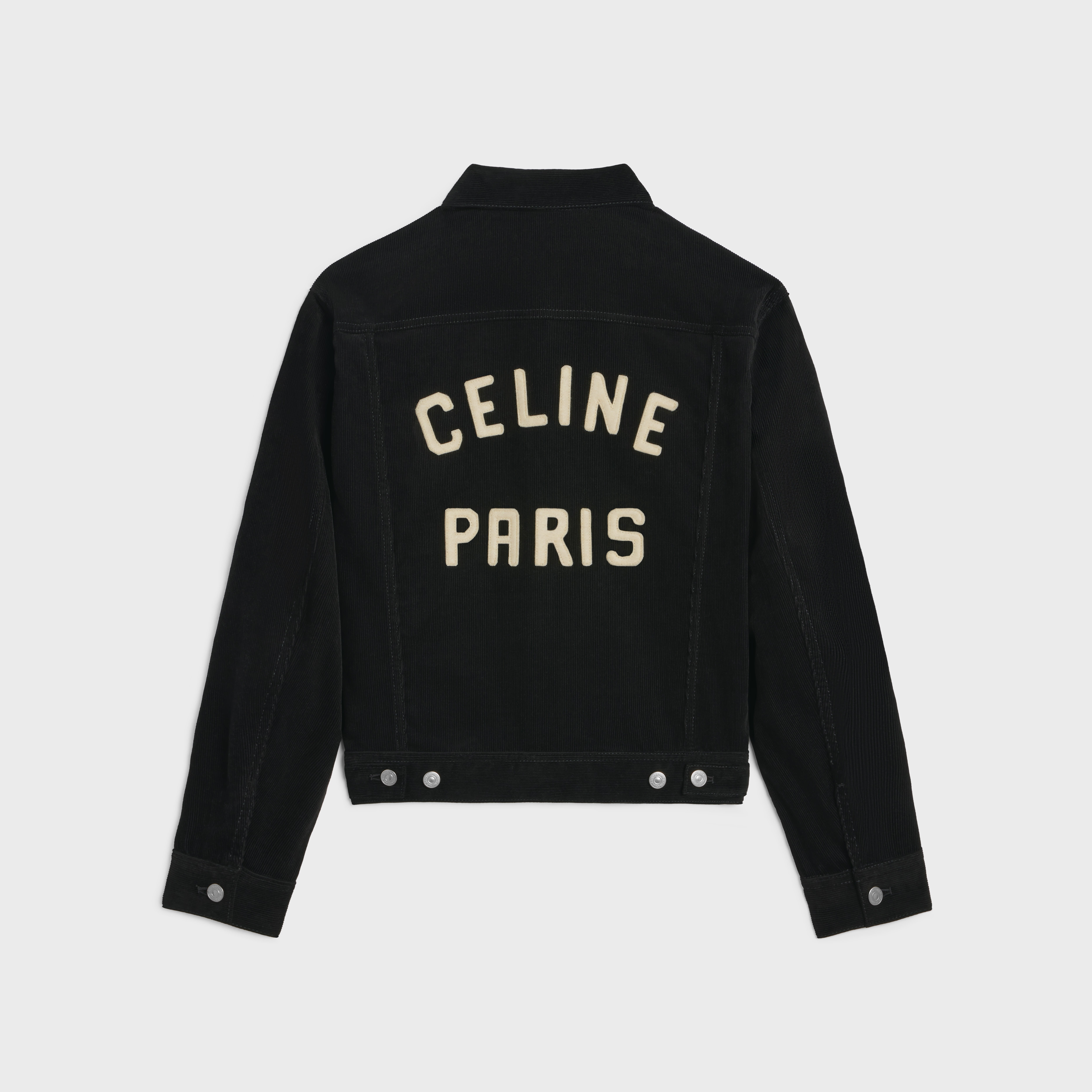 celine trucker jacket in corduroy - 2