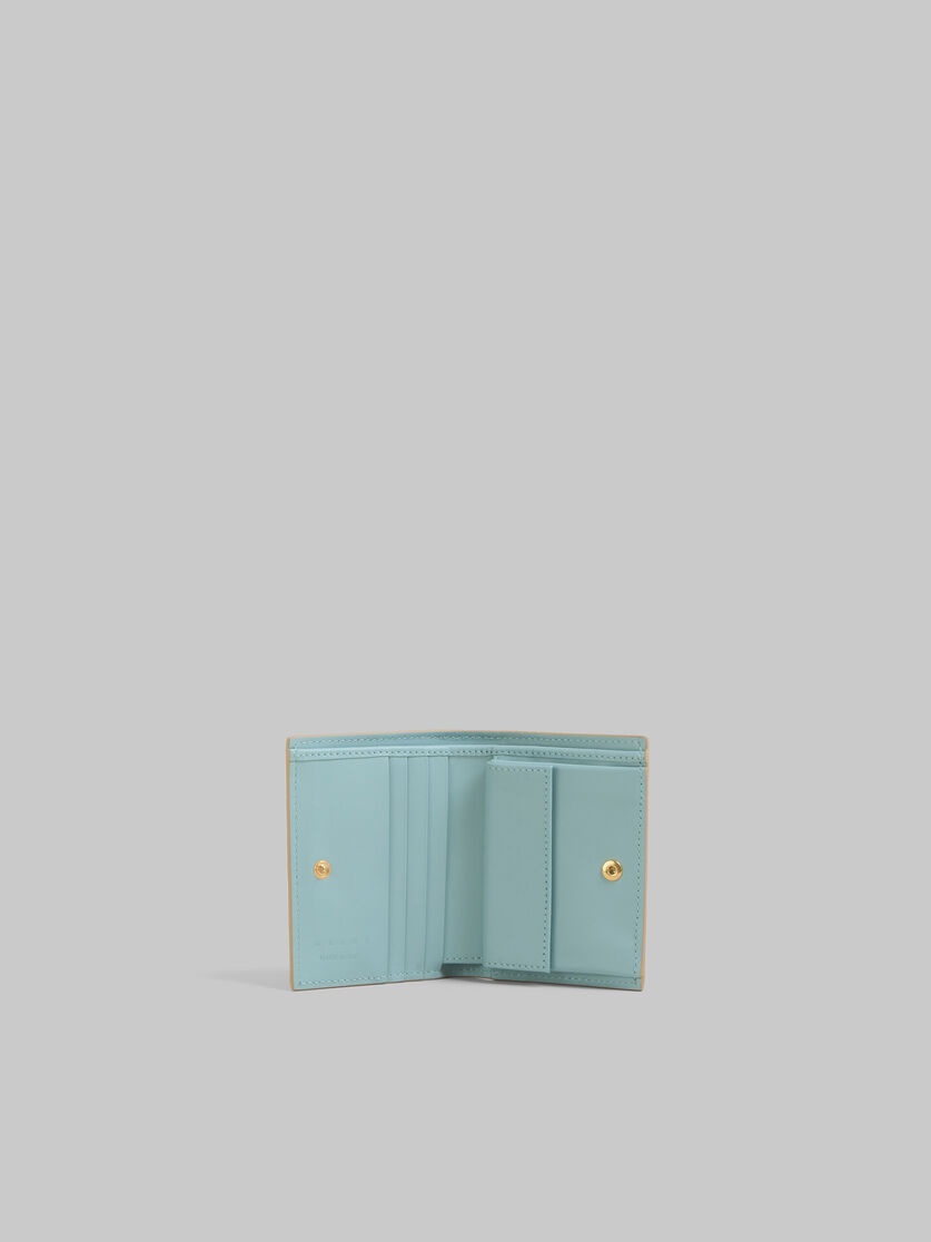 BEIGE BI-FOLD WALLET WITH MARNI MENDING EMBROIDERY - 2