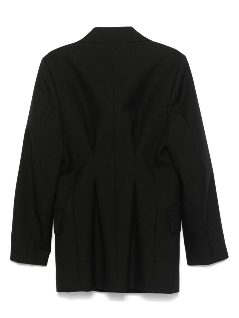 Jil Sander pleated blazer outlook