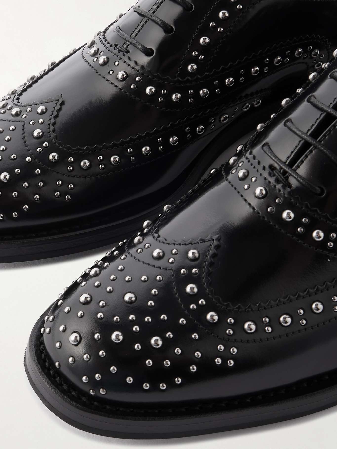 靴 Church's BURWOOD MET BLK POLISHED Black Polished Fumè Loafer | Church's