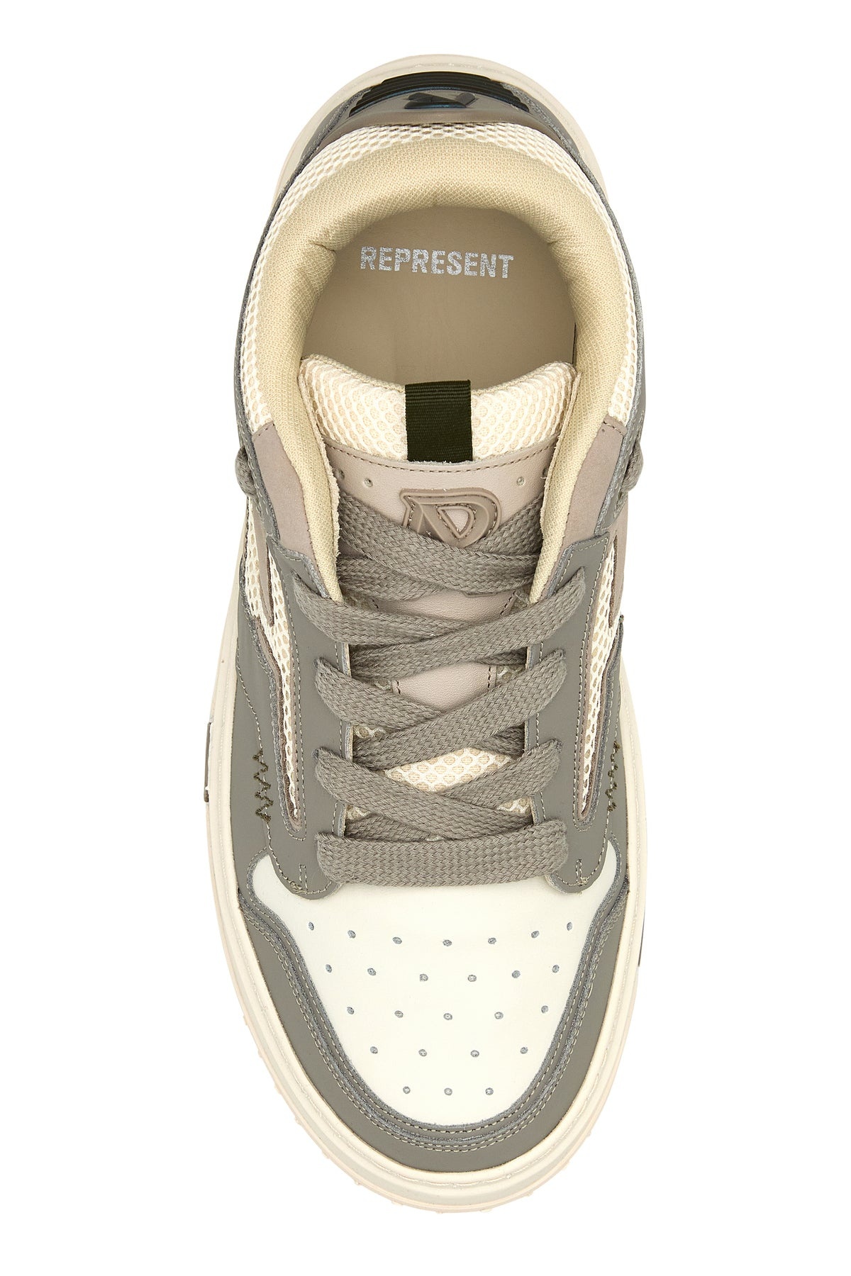 Multicolor leather and mesh Reptor 2 sneakers - 4
